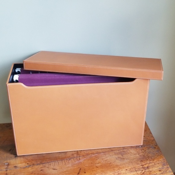 Levenger Office Leather File Organizer Case Poshmark